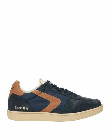 Valsport Man Sneakers Navy blue Leather, Textile fibers Cover