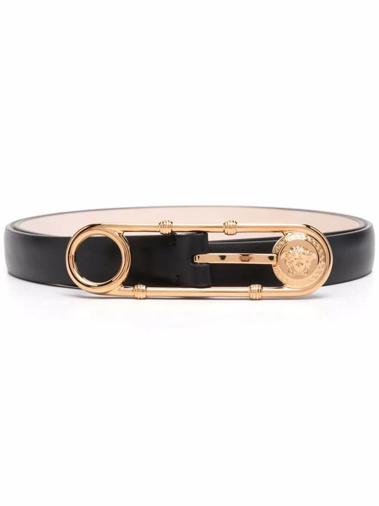 Versace Medusa leather belt - Black Cover