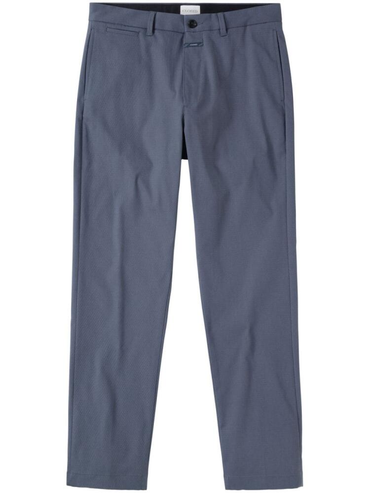 Closed Tacoma mid-waist tapered-leg trousers - Blue Cover