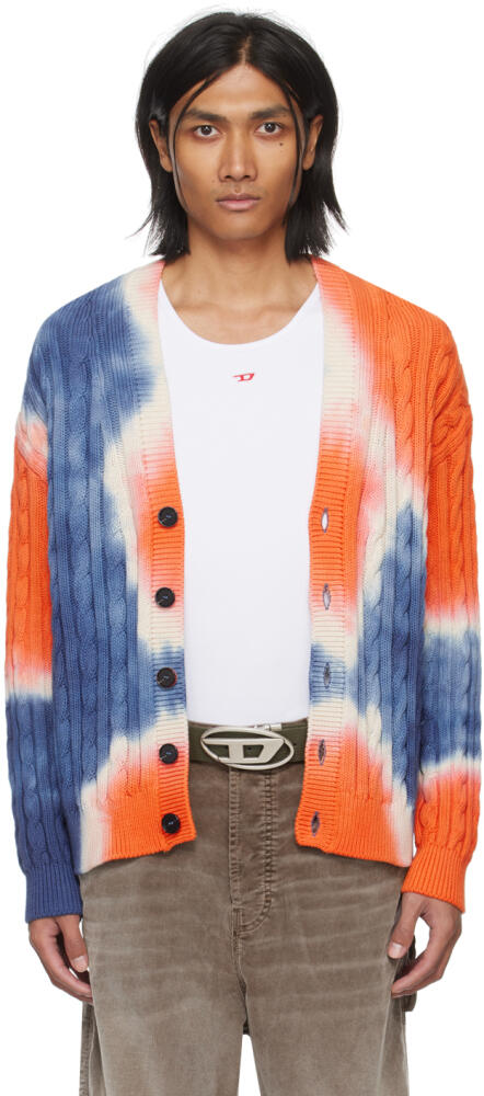 Diesel Orange & Blue J-Jonny Cardigan Cover