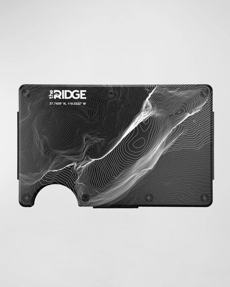 The Ridge Men's RFID Money Clip Metal Wallet, Black 1 Cover