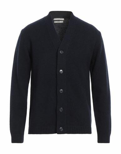 Daniele Fiesoli Man Cardigan Midnight blue Cashmere Cover