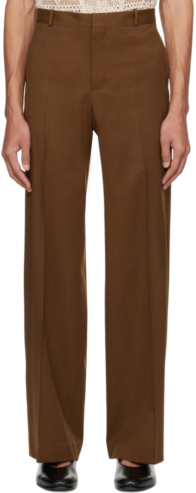 CMMN SWDN Brown Otto Trousers Cover