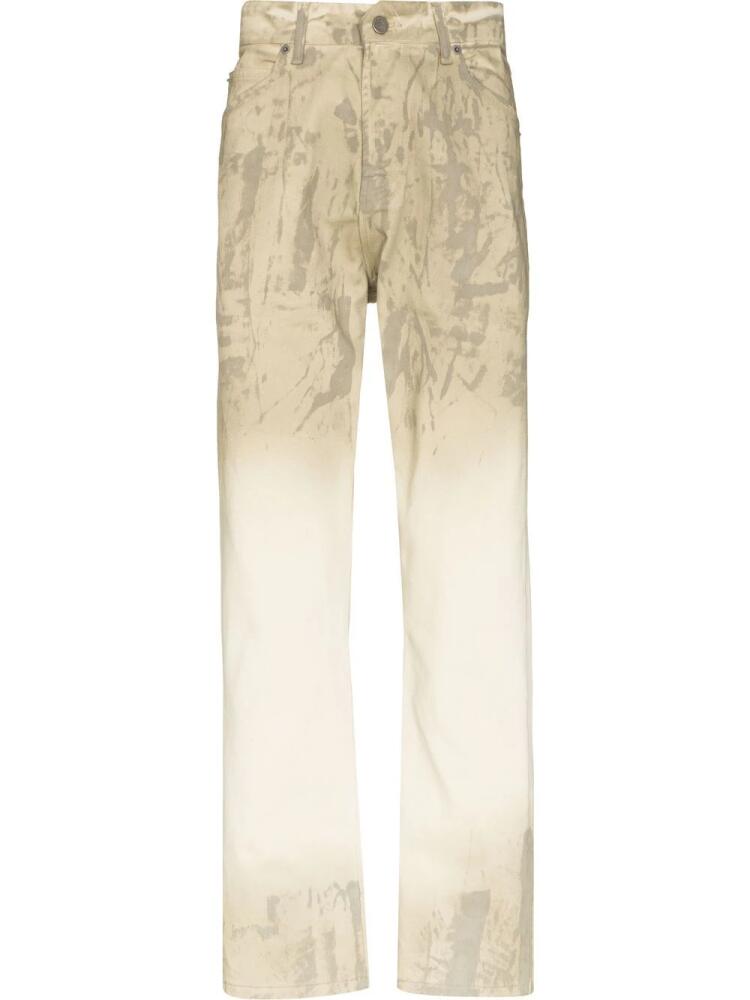 A-COLD-WALL* Corrosion straight-leg jeans - Neutrals Cover