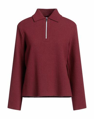 Niū Woman Sweater Burgundy Virgin Wool, Polyamide Cover