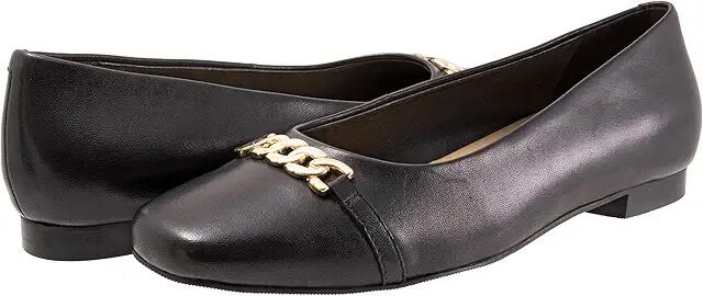 Trotters Harmony (Black) Women's Flat Shoes Cover