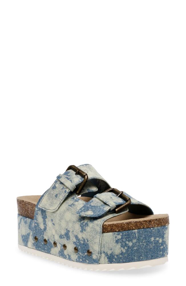 Steve Madden Kali Platform Sandal in Denim Cover