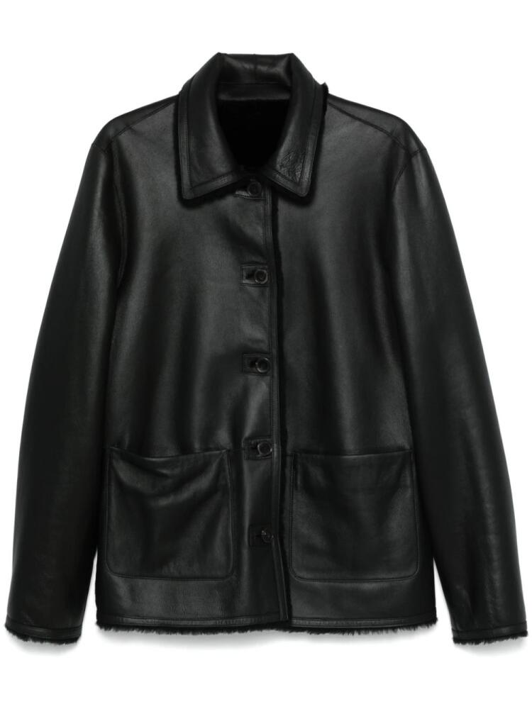 Desa 1972 shearling jacket - Black Cover