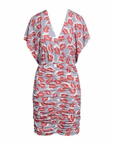 Relish Woman Mini dress Grey Polyester Cover