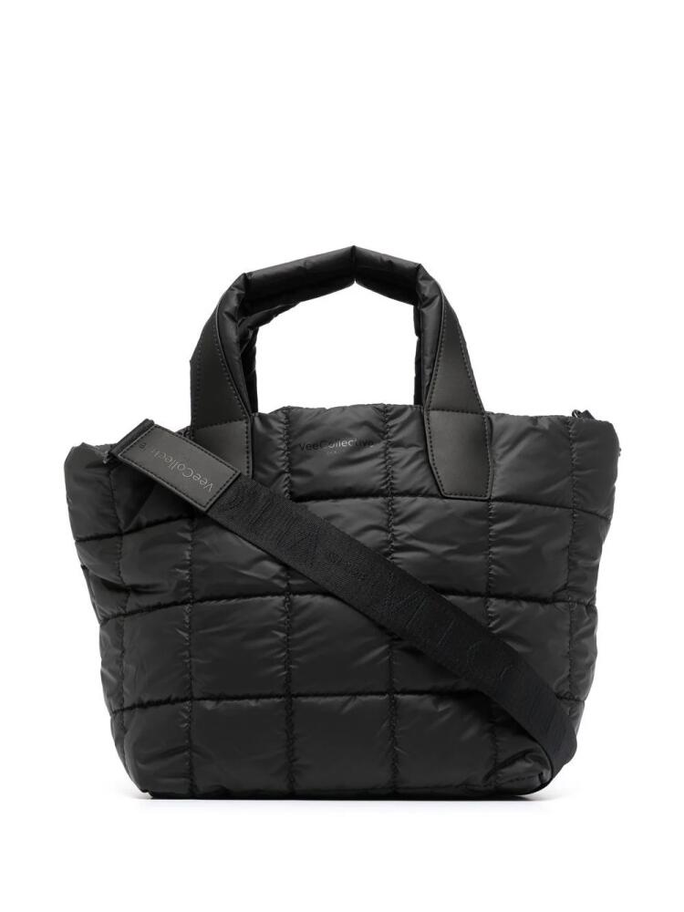 VeeCollective quilted tote bag - Black Cover