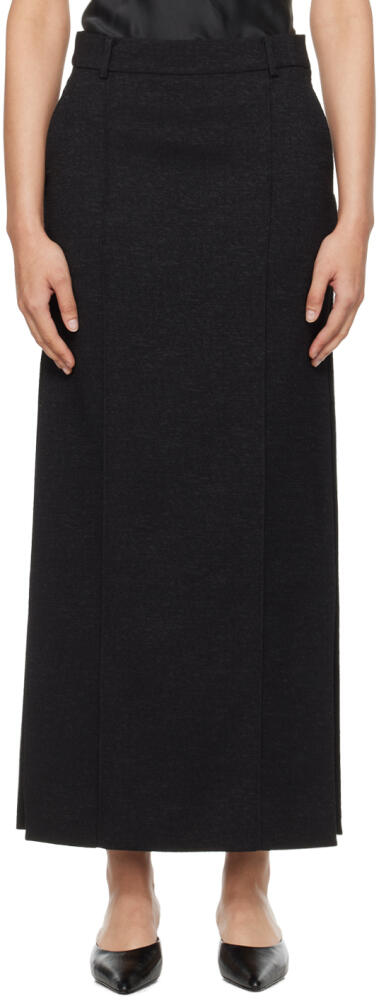 CAMILLA AND MARC Black Rossa Maxi Skirt Cover