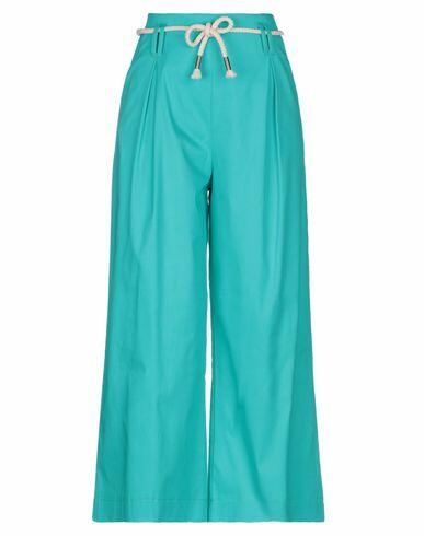 Berna Woman Pants Turquoise Cotton, Elastane Cover