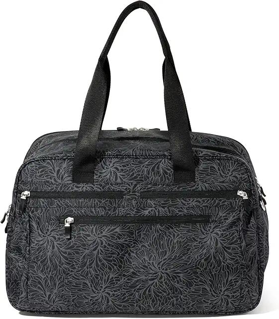 Baggallini New Expandable Weekender (Midnight Blossom Print) Shoulder Handbags Cover