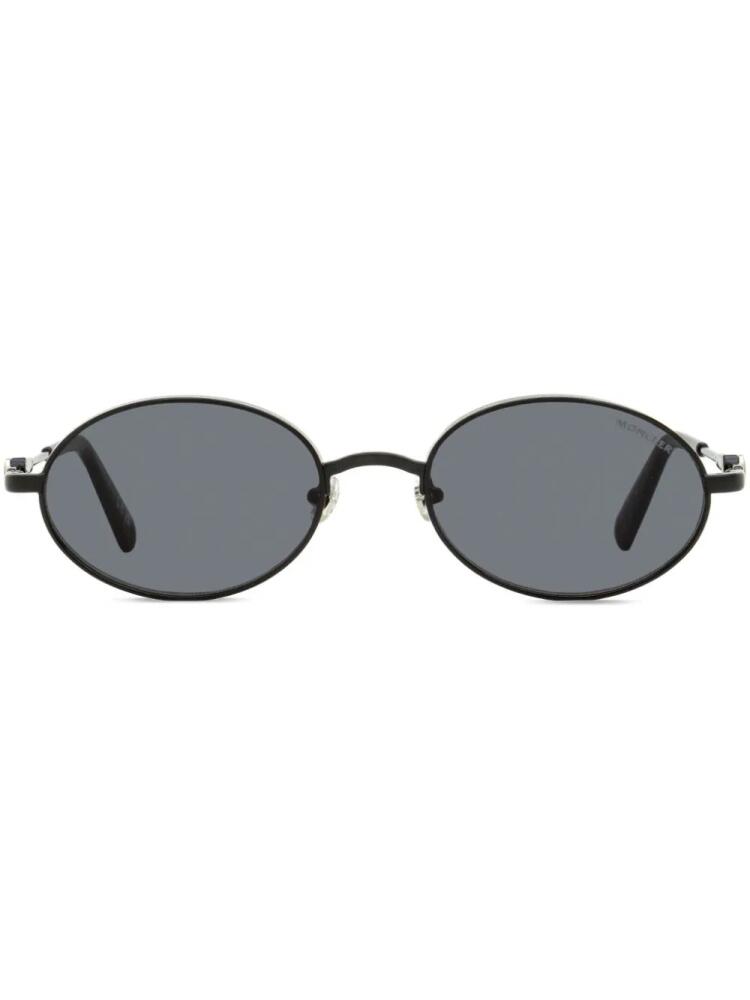 Moncler Eyewear Tatou oval-frame sunglasses - Black Cover