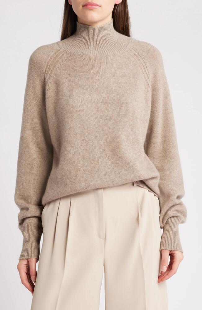 RUE SOPHIE Courneuve Wool & Cashmere Turtleneck Sweater in Wheat Cover