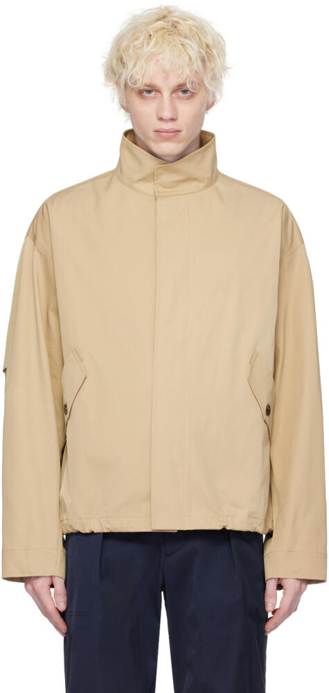 LE17SEPTEMBRE Beige Stand Collar Jacket Cover