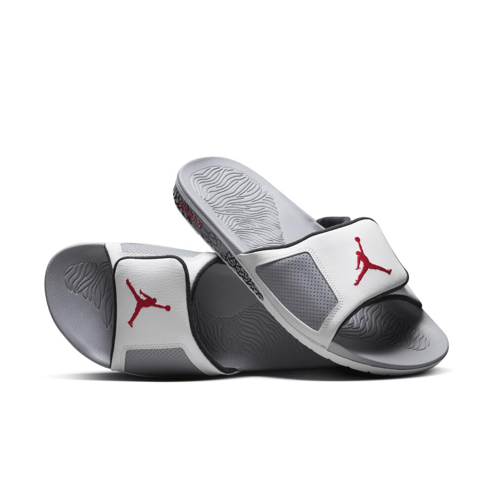 Men's Jordan Hydro III Slides in White Cover