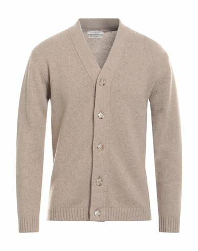 Daniele Fiesoli Man Cardigan Sand Cashmere Cover