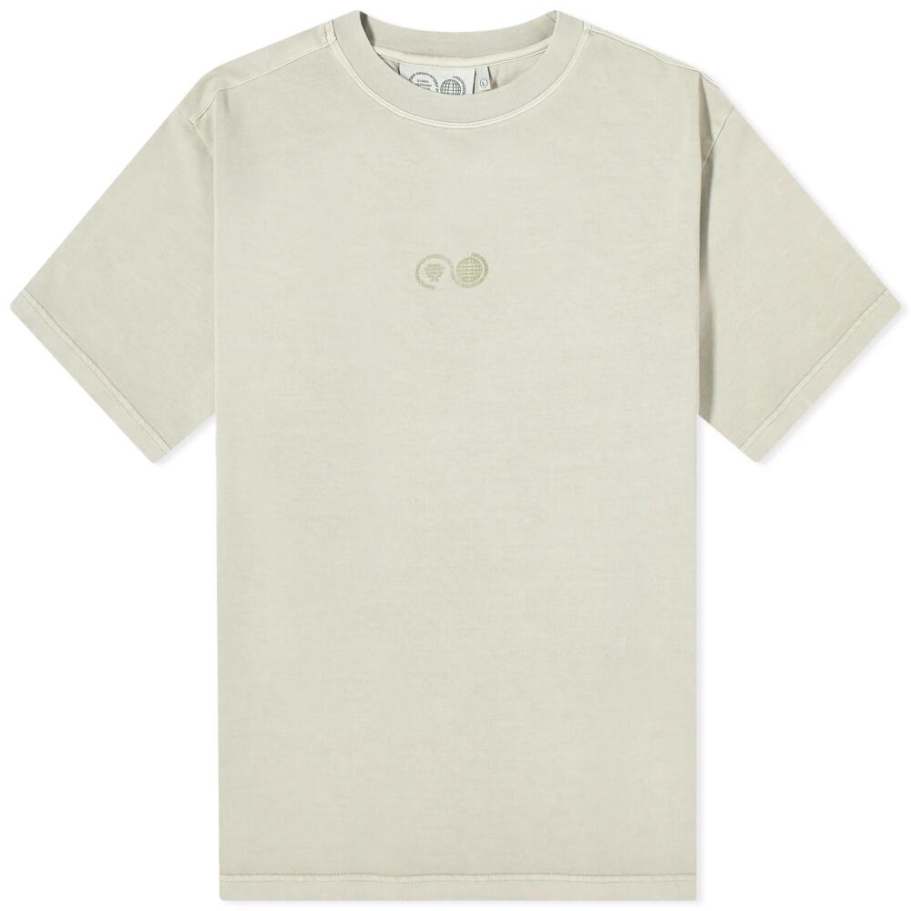 Purple Mountain Observatory Men's Garment Dyed T-Shirt in Grey Cover