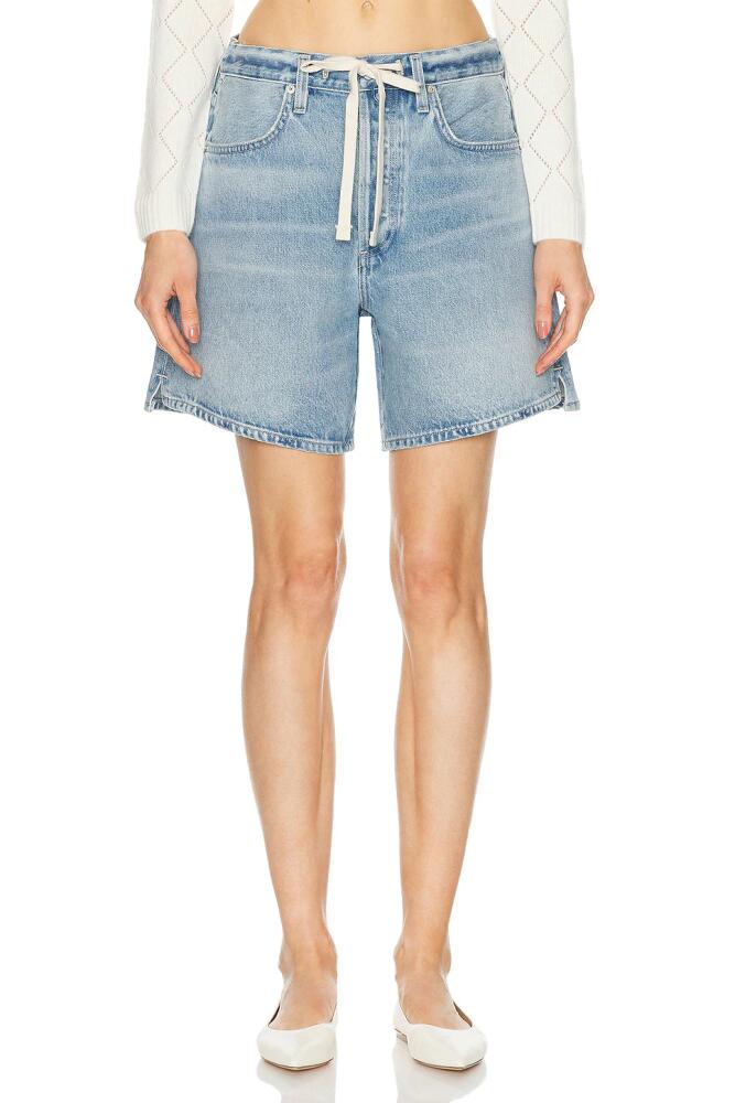 Citizens of Humanity Brynn Drawstring Short in Blue Cover