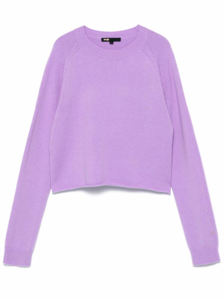 Maje ribbed sweater - Purple Cover