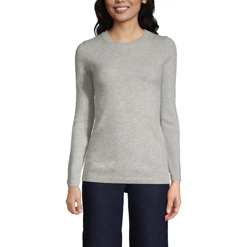 Lands' End Cashmere Sweater in Gray Heather Cover