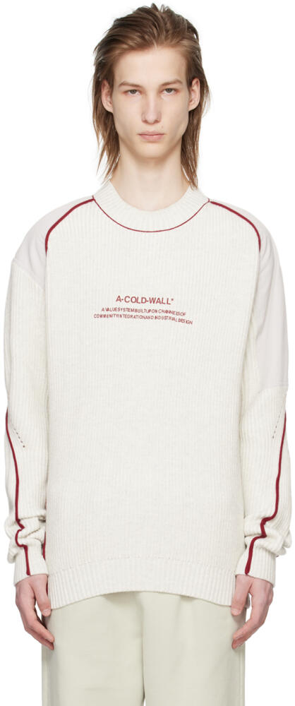 A-COLD-WALL* Off-White Dialogue Sweater Cover