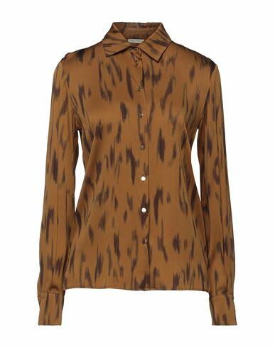 True Royal Woman Shirt Camel Viscose, Elastane Cover