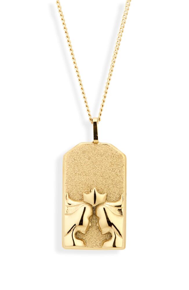 Jenny Bird Zodiac Pendant Necklace in Gold - Gemini Cover