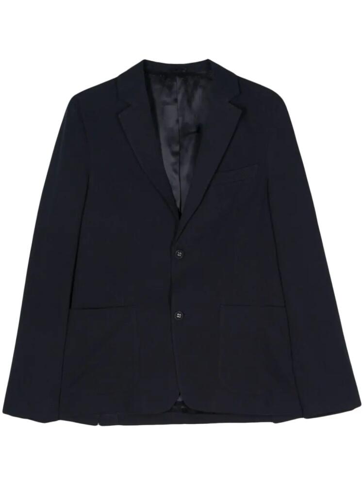 Officine Generale Nehemiah seersucker blazer - Blue Cover