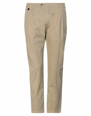 Pmds Premium Mood Denim Superior Man Pants Beige Cotton, Elastane Cover