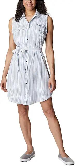 Columbia Sun Drifter Woven Dress II (Carbon Vertical Stripe) Women's Clothing Cover