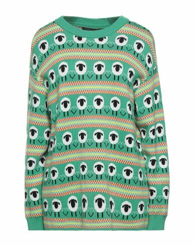 Boutique Moschino Woman Sweater Light green Virgin Wool Cover