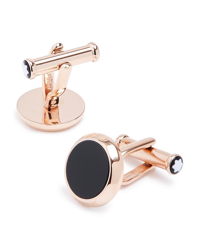 Montblanc Meisterstuck Onyx Round Cufflinks Cover