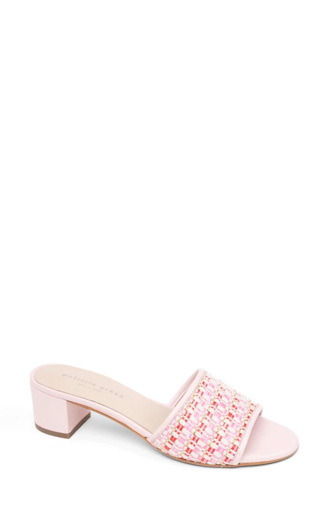 patricia green Harper Raffia Slide Sandal in Blush Pink Cover