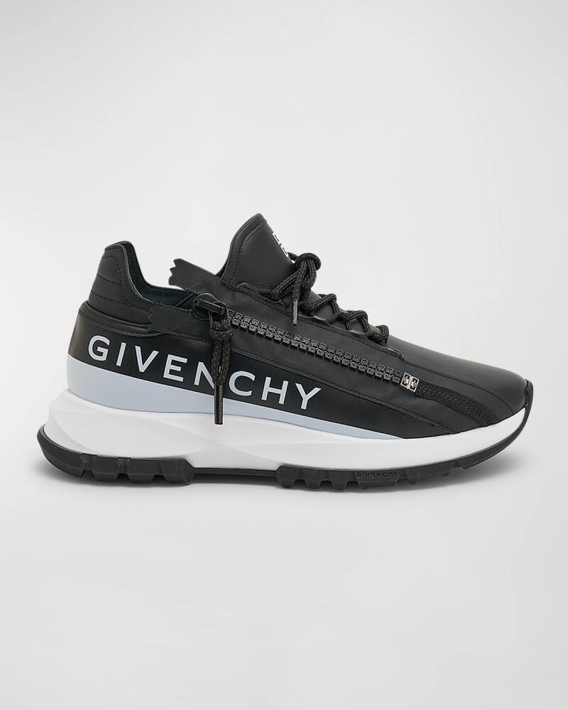 Givenchy Spectre Leather Zip Runner Sneakers Cover