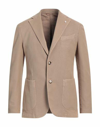 L. b.m. 1911 Man Blazer Sand Cotton, Elastane Cover