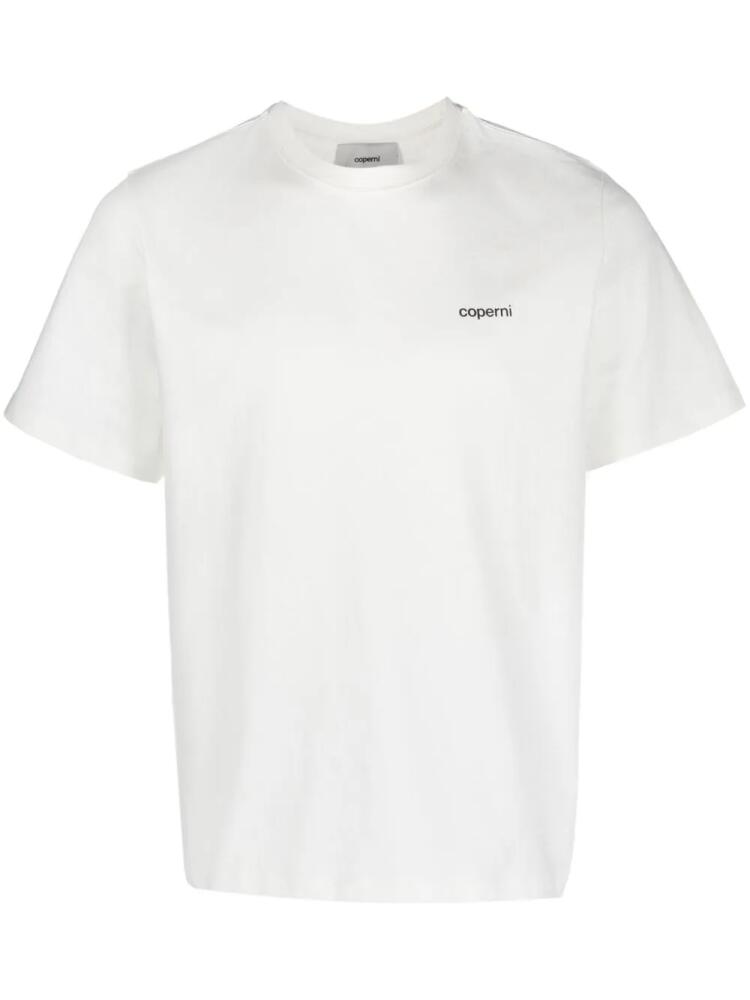 Coperni logo-print cotton T-shirt - White Cover