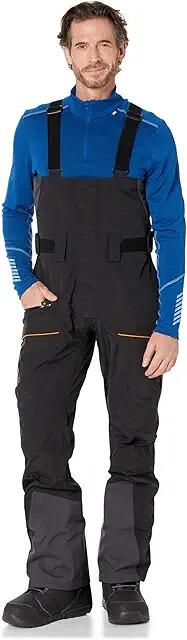 Helly Hansen Sogn Bib Shell Pants (Black 1) Men's Snow Bibs One Piece Cover