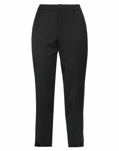 Pt Torino Woman Pants Black Polyester, Wool, Elastane Cover