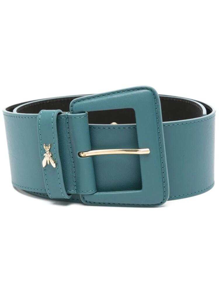 Patrizia Pepe logo-plaque belt - Blue Cover