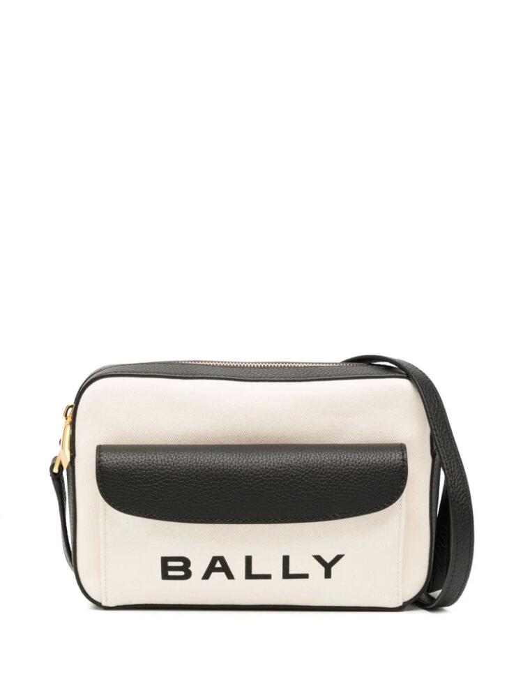 Bally Bar Daniel logo-print crossbody bag - Brown Cover