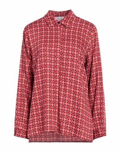 Niū Woman Shirt Coral Viscose Cover