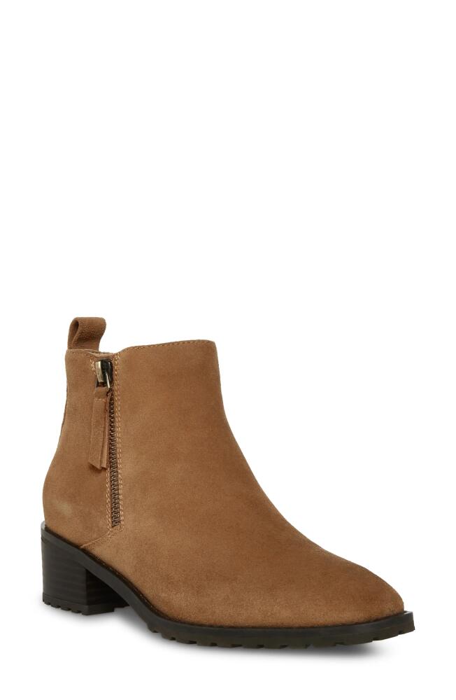 Blondo Samara Waterproof Leather Bootie in Cognac Suede Cover