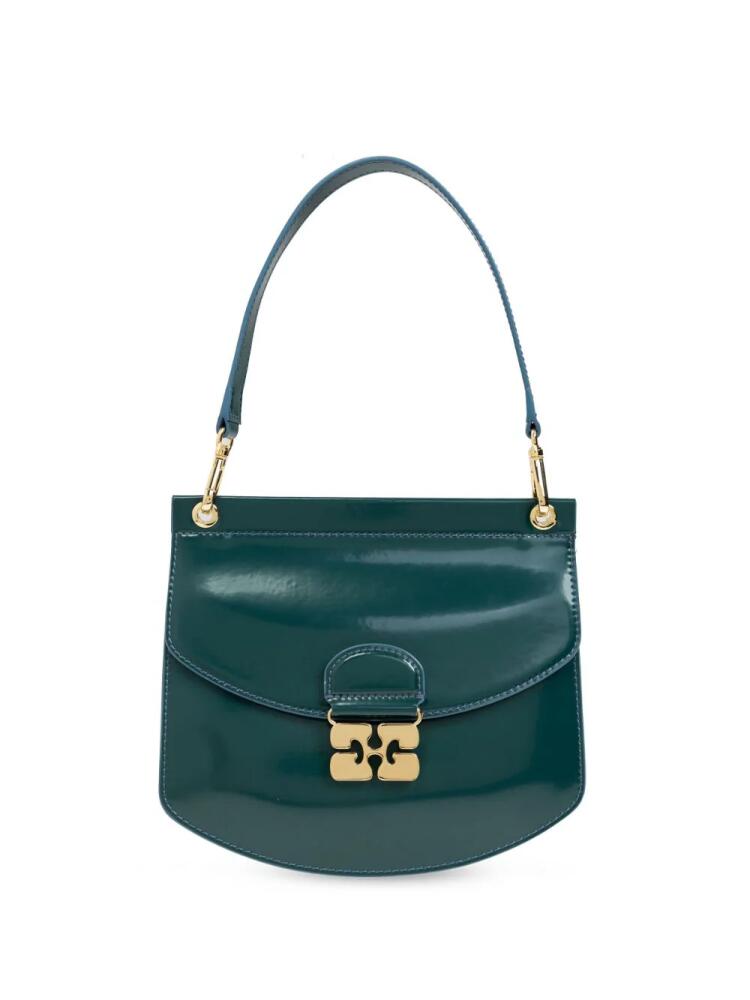 GANNI Apo-G shoulder bag - Green Cover