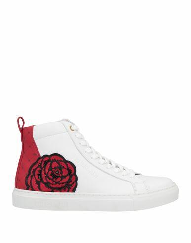 Trussardi Woman Sneakers White Calfskin Cover