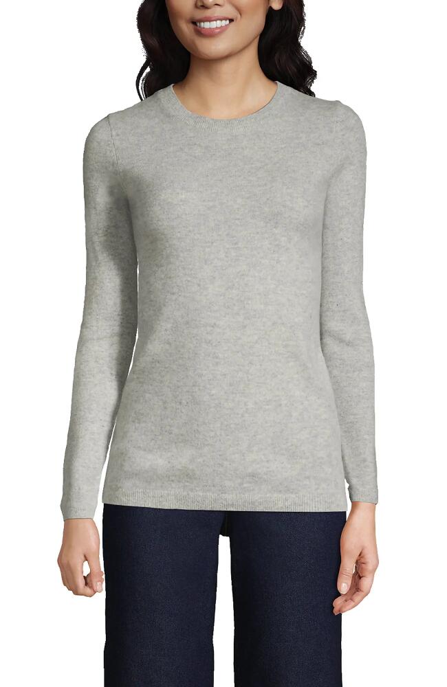 Lands' End Cashmere Sweater in Gray Heather Cover