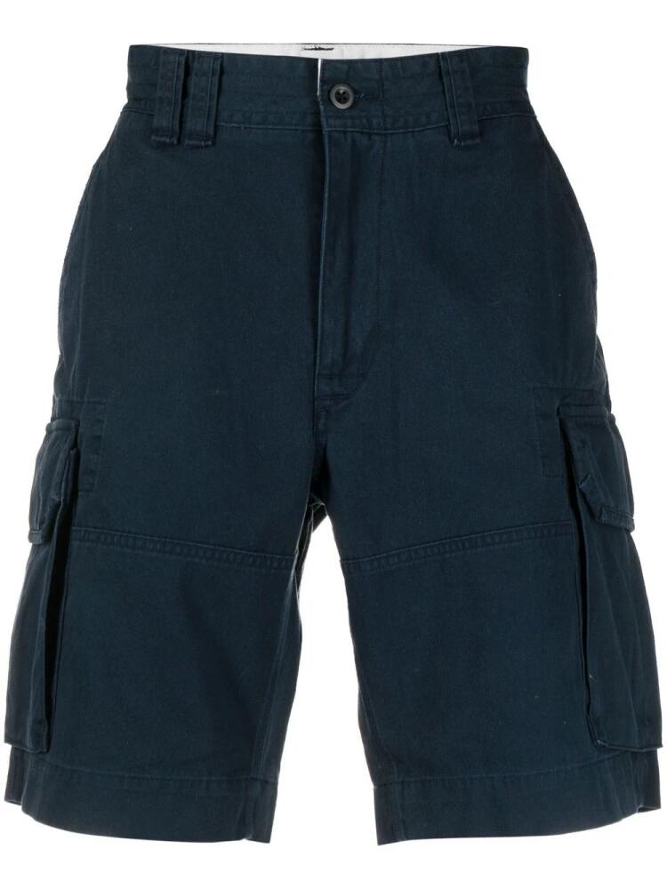 Polo Ralph Lauren logo-patch cotton cargo shorts - Blue Cover