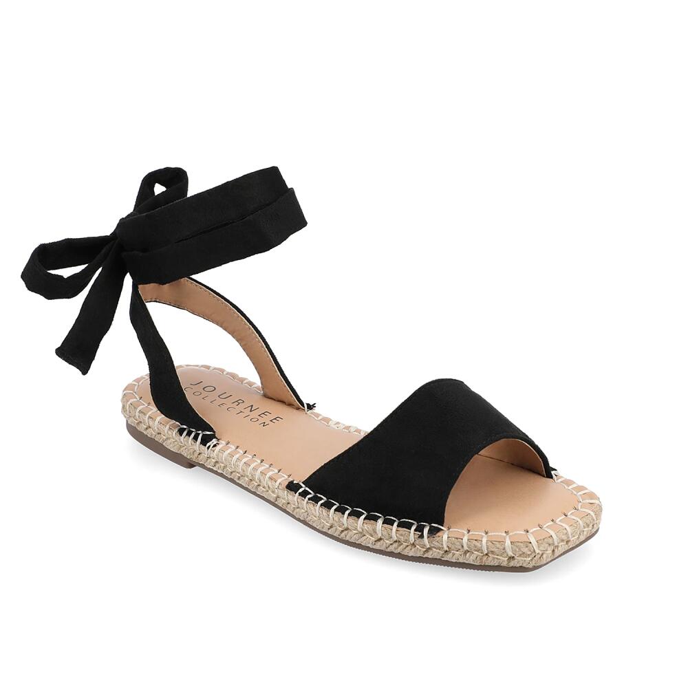 Journee Collection Emelie Espadrille Sandal | Women's | Black Cover