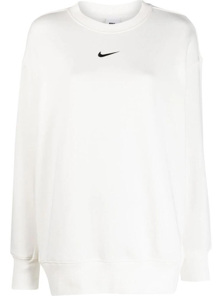 Nike oversized crew neck sweater - White Cover